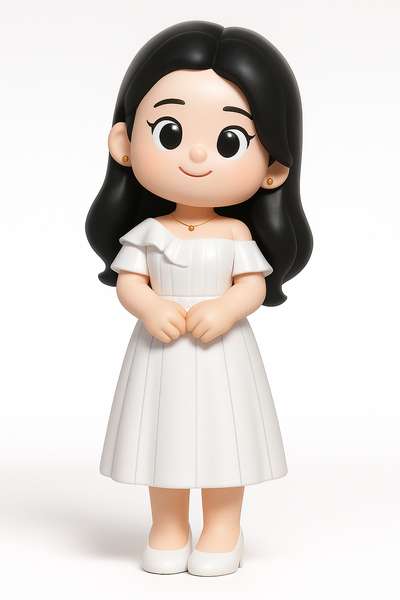 3D Cute Doll (Original BG)